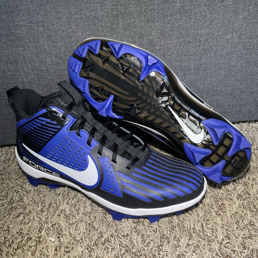 Nike Force Savage Pro 3 Football Cleats Men's Size 14 Blue Black DA5453-401 NEW